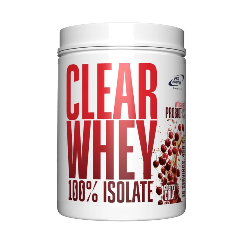 Clear Whey Cherry Cola, 450g, Pro Nutrition — preț și oferte