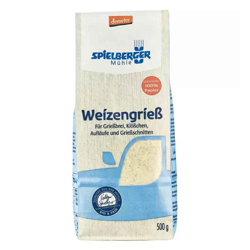 Gris Eco de grau Demeter, 500g, Spielberger — preț și oferte
