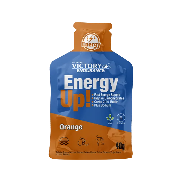Gel energizant cu aroma de portocale Energy UP Gel, 40g, Weider — preț și oferte