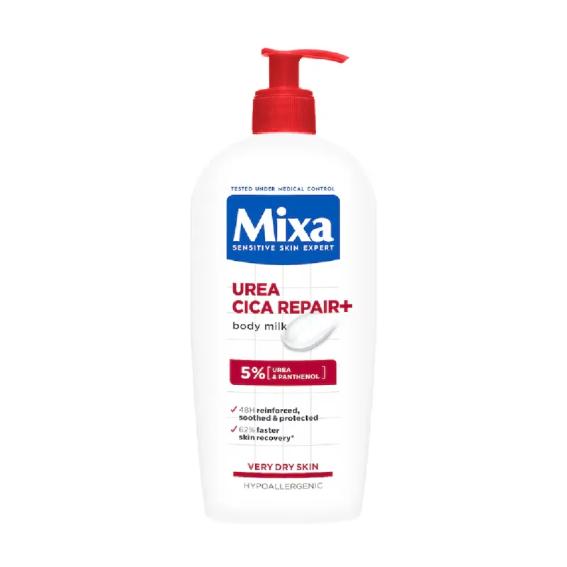 Lapte de corp reparator pentru pielea uscata si fragilizata Urea Cica Repair, 400ml, Mixa — preț și oferte
