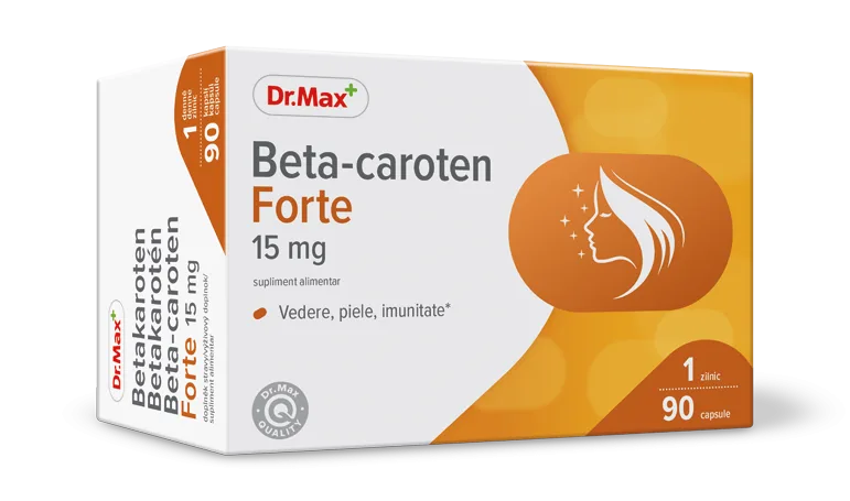 Dr. Max Beta-caroten Forte 15mg, 90 capsule moi — preț și oferte