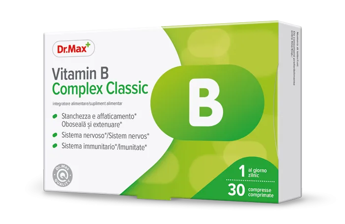 Dr. Max Vitamin B Complex Classic, 30 comprimate — preț și oferte