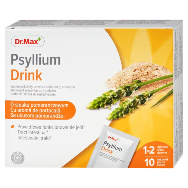 Dr. Max Psyllium Drink, 10 plicuri — preț și oferte