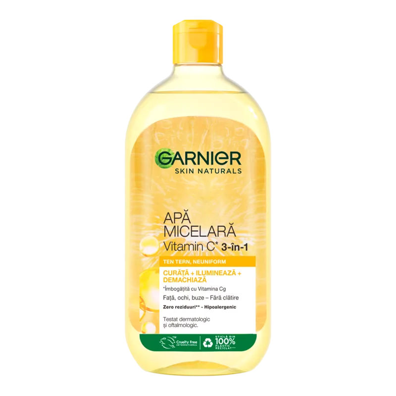 Apa micelara cu vitamina C Skin Naturals, 700ml, Garnier — preț și oferte