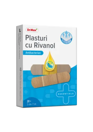Dr. Max Plasturi cu rivanol 2x7cm, 20 bucati