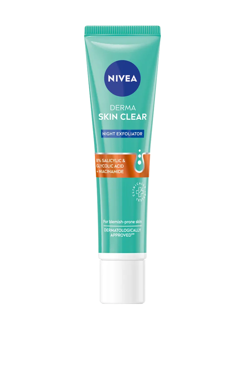 Tratament exfoliant de noapte Derma Skin Clear, 40ml, Nivea — preț și oferte