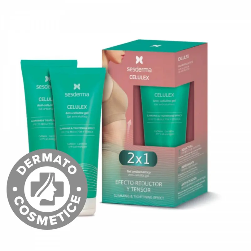 Pachet Gel anti-celulita Celulex, 2 x 200ml, Sesderma — preț și oferte