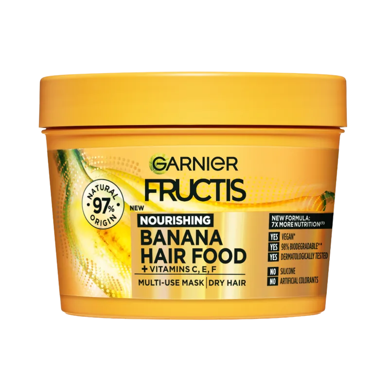 Masca hranitoare pentru parul uscat Hair Food Banana, 390ml, Fructis — preț și oferte