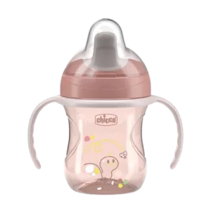 Canuta de antrenament pentru copii 6 luni+ Roz, 200ml, Chicco