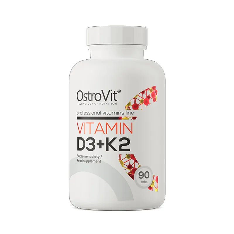 Vitamina D3 + K2 2000UI, 90 tablete, OstroVit — preț și oferte