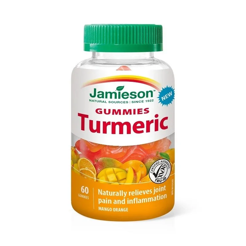 Curcumin Turmeric 250mg, 60 jeleuri, Jamieson JAMIESON LABORATOIRES — preț și oferte