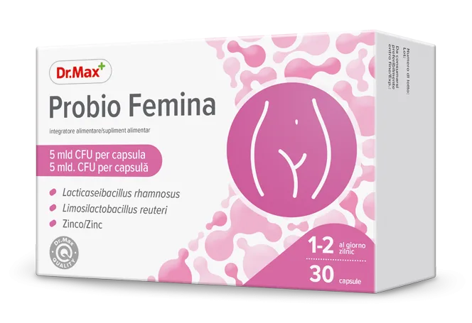Dr.Max Probio Femina​, 30 capsule — preț și oferte