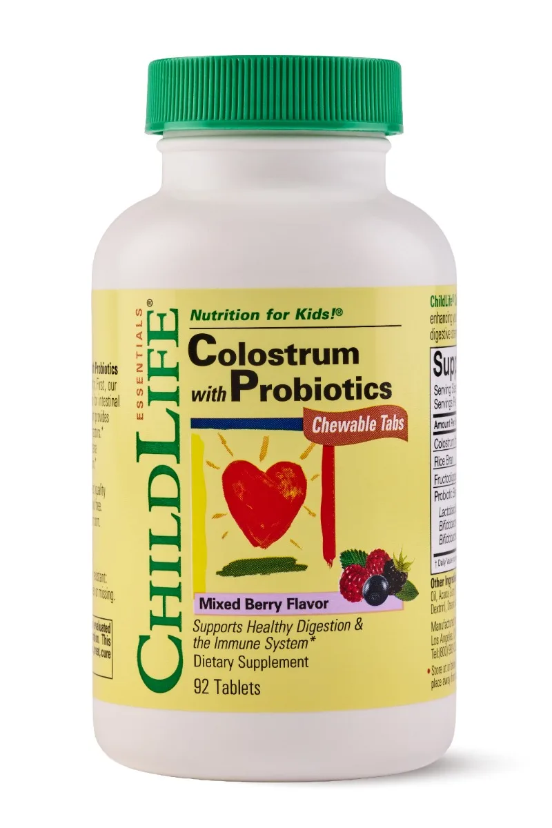 Colostrum cu probiotice, 92 tablete masticabile, Secom — preț și oferte