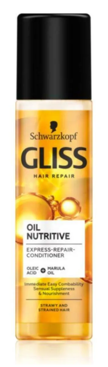 Balsam Expres regenerator pentru par lung cu tendinte de rupere Oil Nutritive, 200ml, Gliss — preț și oferte