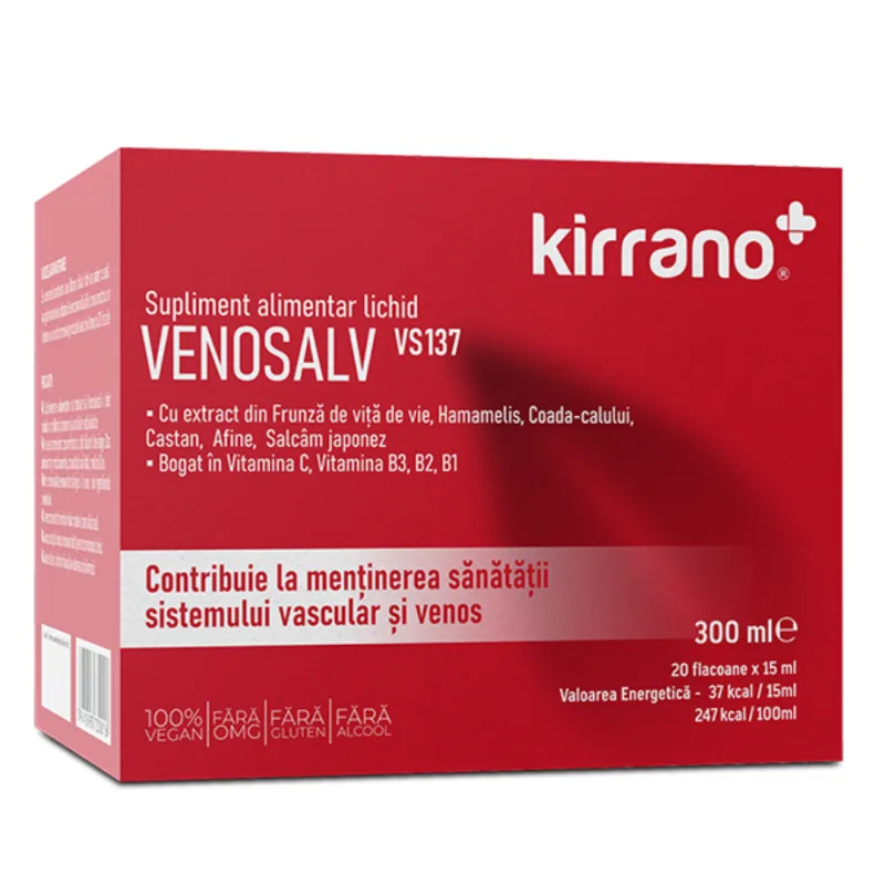 Venosalv VS137, 20 flacoane*15ml, Kirrano — preț și oferte