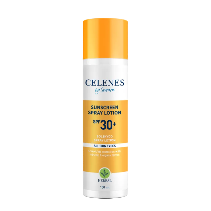 Spray lotiune pentru protectie solara Herbal SPF30, 150ml, Celenes — preț și oferte
