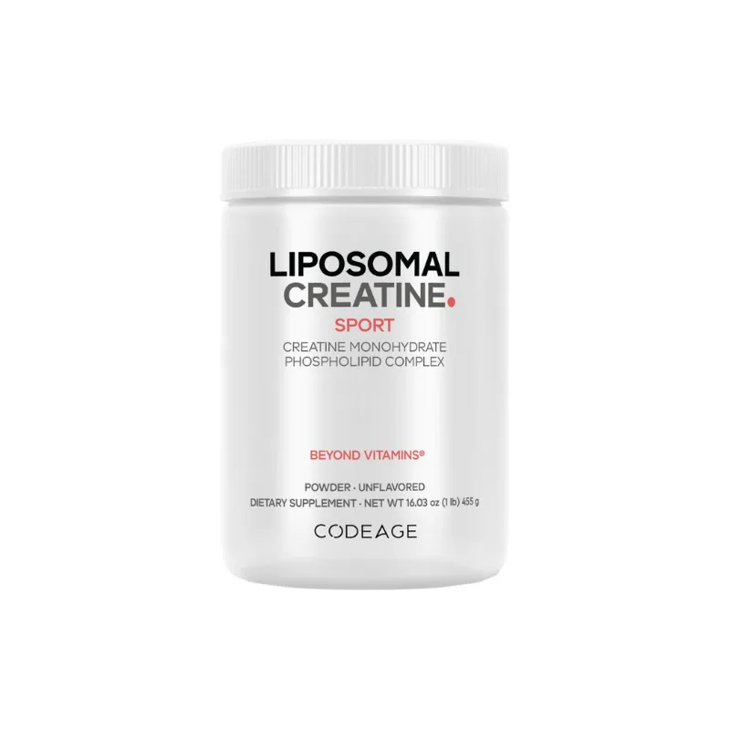 Creatina monohidrata lipozomala Liposomal Creatine Monohydrate, 455g, CodeAge — preț și oferte