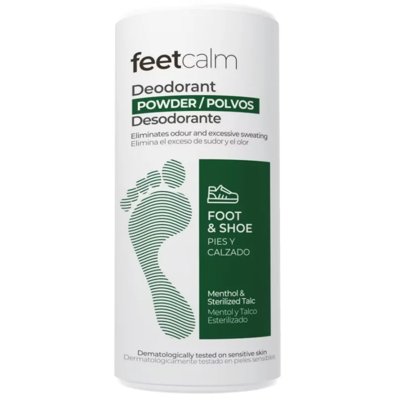 Deodorant pudra pentru picioare, 100g, Feet Calm — preț și oferte