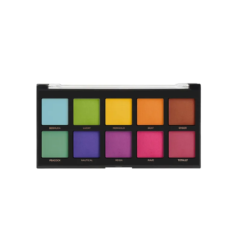 Paleta de farduri vegane cu 10 nuante Spectrum, 103g, Profusion Cosmetics — preț și oferte