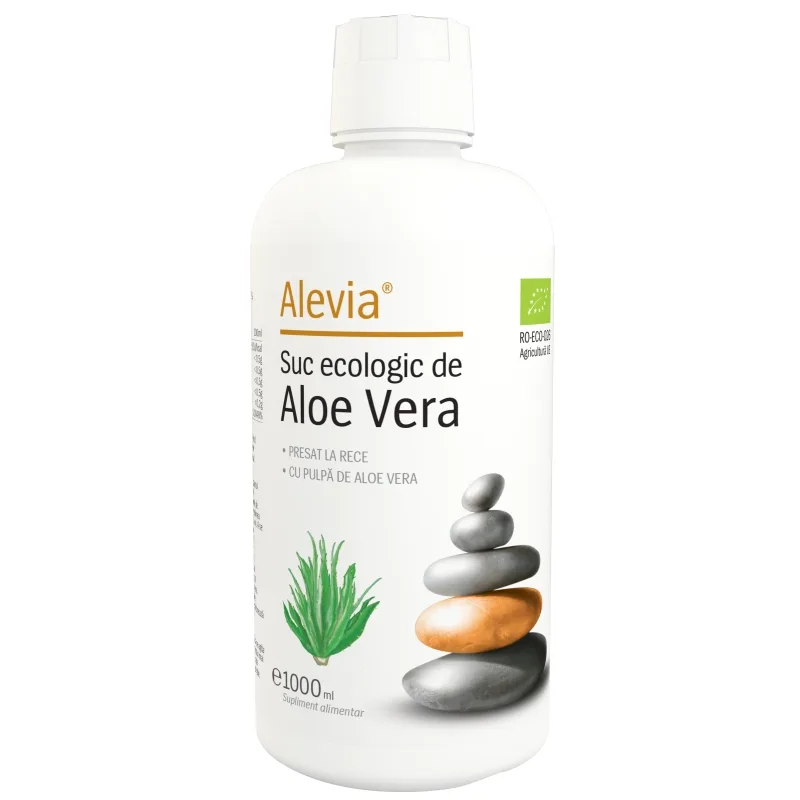 Suc ecologic de Aloe Vera, 1000ml, Alevia — preț și oferte