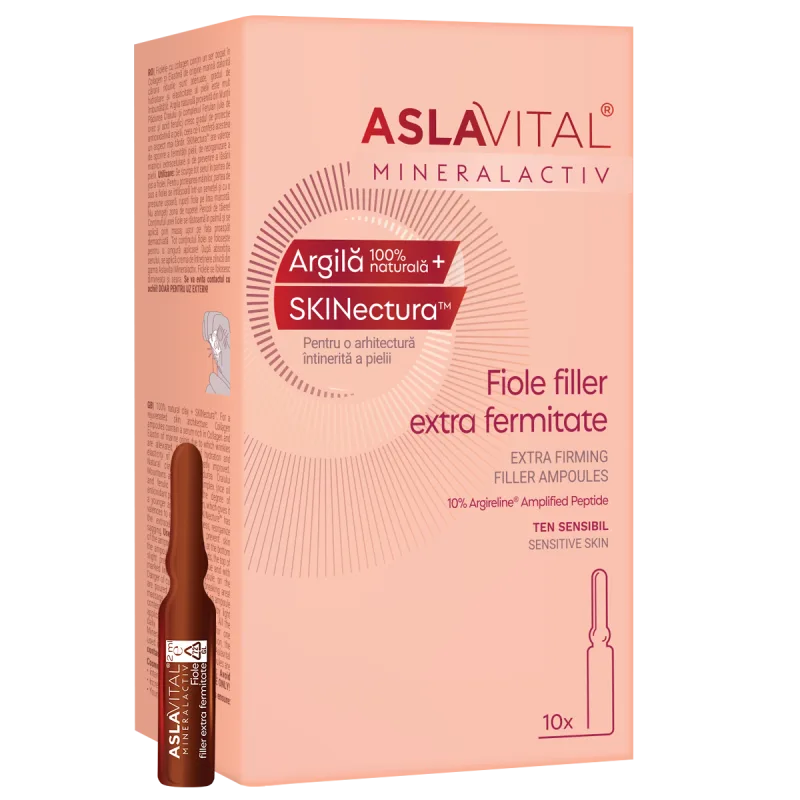 Fiole filler Extra Fermitate MineralActiv, 10 x 2ml, Aslavital — preț și oferte