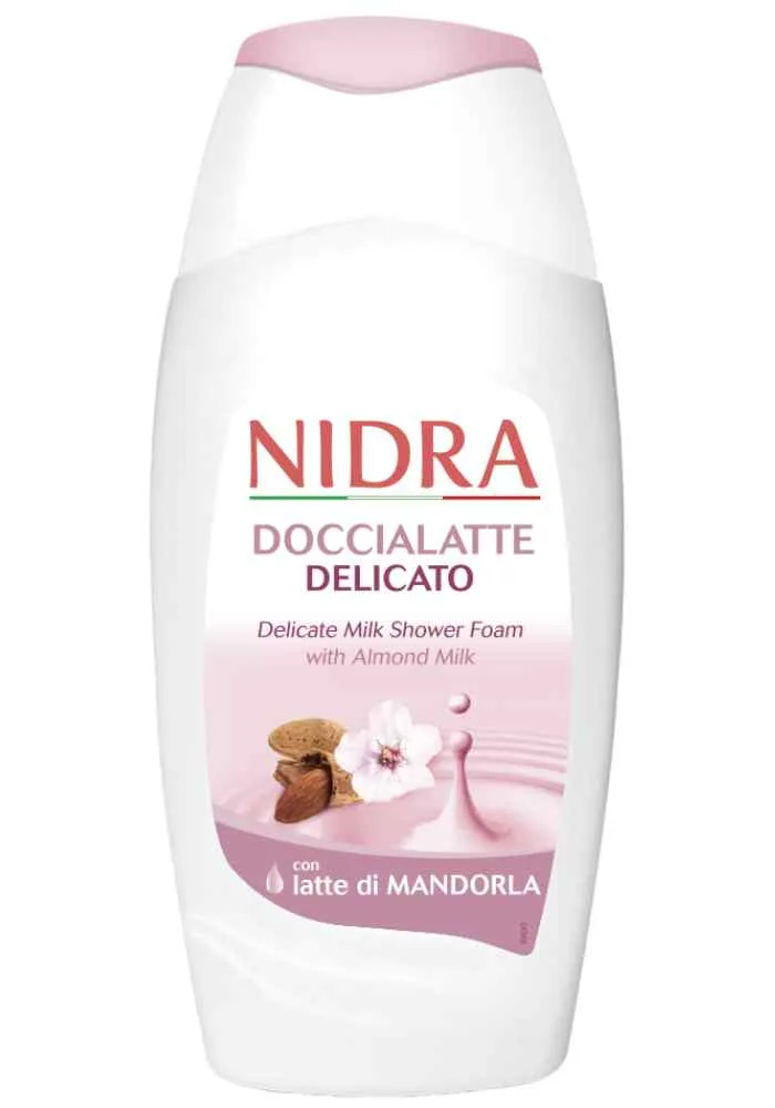 Gel de dus spuma cu lapte de migdale delicat, 250ml, Nidra — preț și oferte