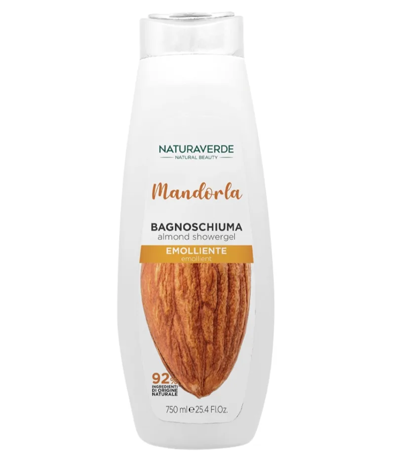 Gel de dus emolient cu migdale, 750ml, Natura Verde — preț și oferte