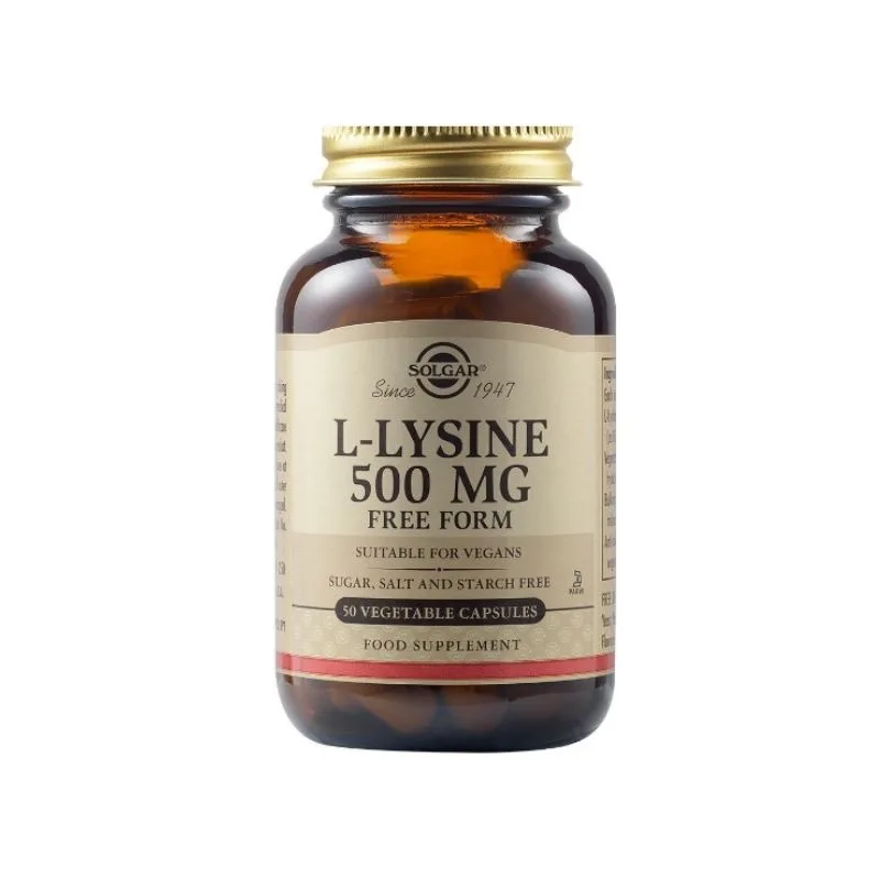 Solgar L-Lysine 500mg, 50 capsule — preț și oferte