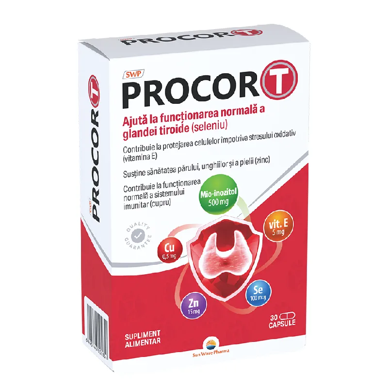 Procor T, 30 capsule, Sun Wave Pharma — preț și oferte