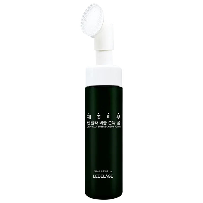 Spuma de curatare cu Centela Asiatica si perie de silicon, 200ml, Lebelage — preț și oferte