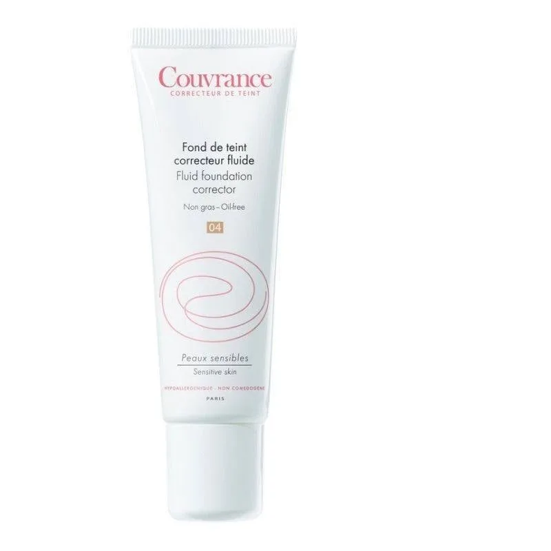 Fond de ten fluid corector cu SPF 20 Couvrance, Miel 4.0, 30 ml, Avene — preț și oferte