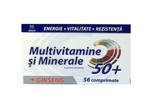 Zdrovit Multivitamine + Minerale cu Ginseng 50+ 56 comprimate