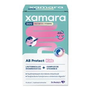 Xamara Duo AB Protect Kids, 10 plicuri orodispersabile, Dr Reddys