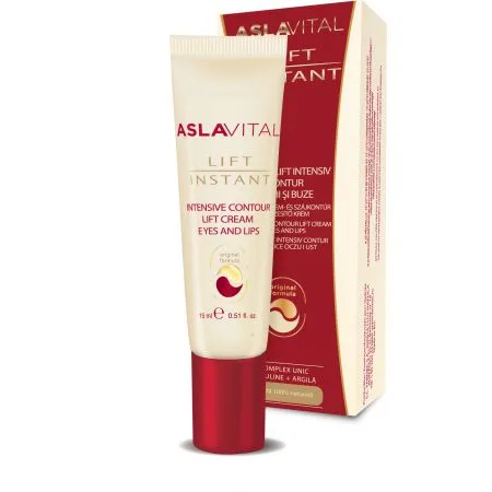 Aslavital Lift Instant Crema contur ochi si buze 15 ml — preț și oferte