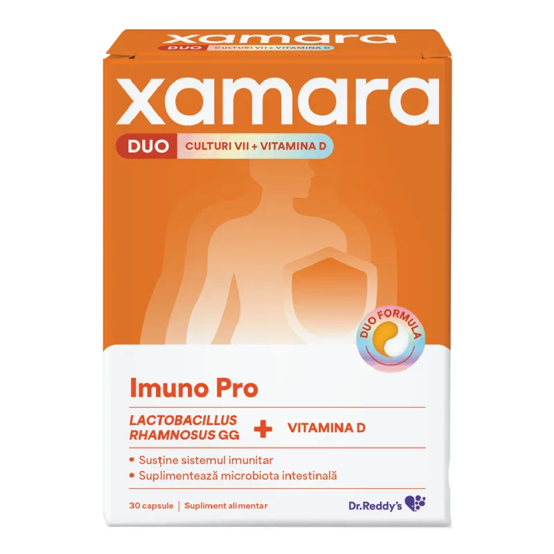 Xamara Duo Imuno Pro, 30 capsule, Dr. Reddys — preț și oferte