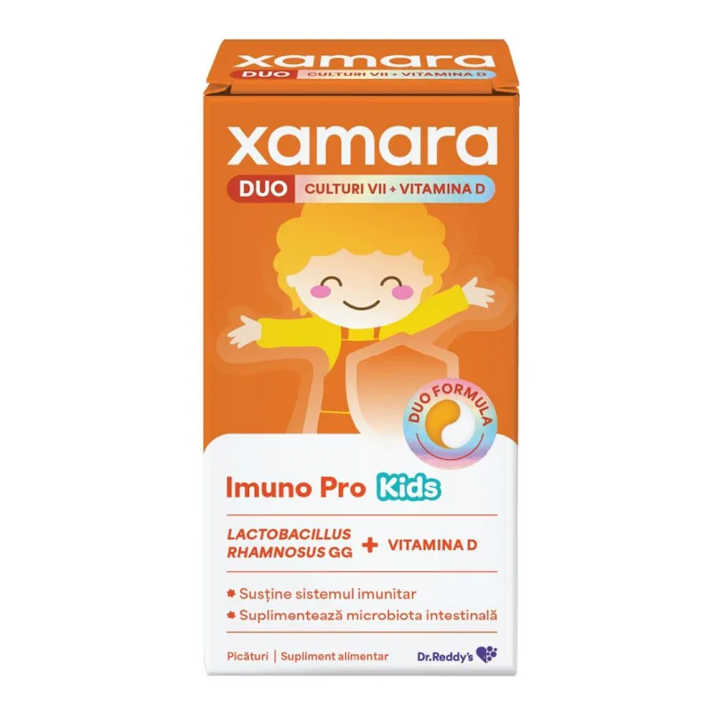 Xamara Duo Imuno Pro Kids picaturi, 10 ml, Dr. Reddys DR. REDDY`S — preț și oferte