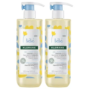 Klorane Bebe Pachet Gel spumant 500 ml 1+1
