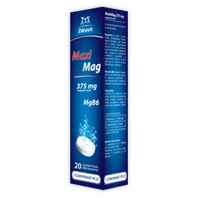 Maxi Mag 20 comprimate efervescente