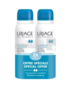 Uriage Pachet Deodorant spray cu piatra de alaun 125 ml + 125 ml