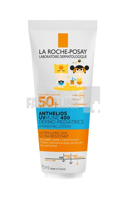La Roche Posay Anthelios UV-MUNE Dermo - Pediactrics 400 Lapte hidratant SPF50+ 75 ml — preț și oferte