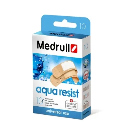Plasturi rezistenti la apa Aqua Resist, 10 bucati, Medrull — preț și oferte