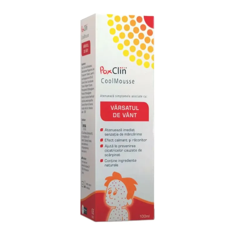 Spuma pentru varsat de vant Poxclin, 100 ml, Viva Pharma — preț și oferte