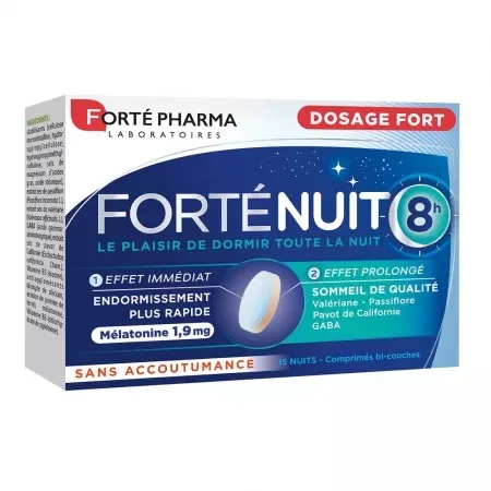 Forte Nuit 8h, 15 comprimate, Forte Pharma FORTE PHARMA LABORATOIRES — preț și oferte