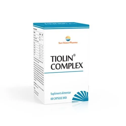 Tiolin complex, 60 capsule moi, Sun Wave SUN WAVE PHARMA — preț și oferte