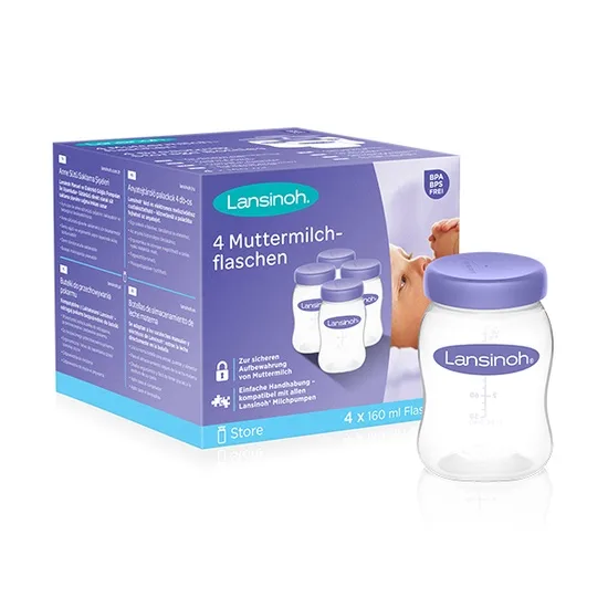 Recipient de stocare lapte matern, 4 bucati, Lansinoh — preț și oferte