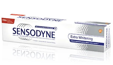 Pasta de dinti Extra Whitening, 100ml, Sensodyne GLAXOSMITHKLINE — preț și oferte