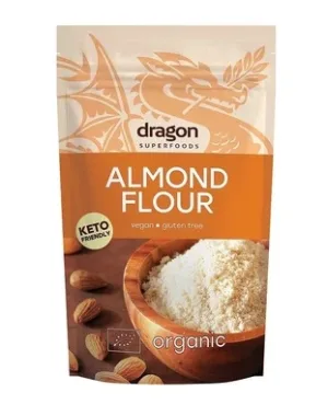 Faina bio fara gluten de migdale, 200g, Dragon Superfoods