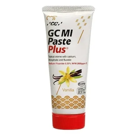 Crema dentara topica pe baza de apa cu aroma de Vanilie Mi Paste Plus, 40 g, GC — preț și oferte