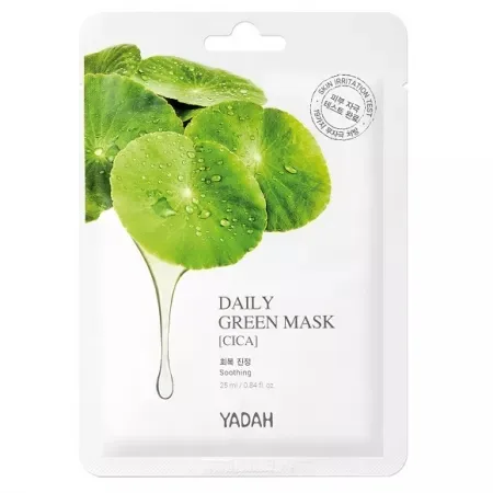 Masca de fata Daily Green Cica, 25ml, Yadah — preț și oferte