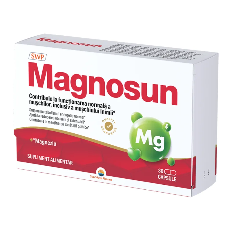 Magnosun, 30 capsule, Sun Wave Pharma — preț și oferte